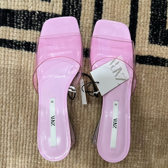 Pastel Pink and White Wedges